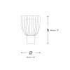 Universale 8148 LG LED Table Lamps