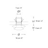 Brina 7027 F Semi-Flush Mounts