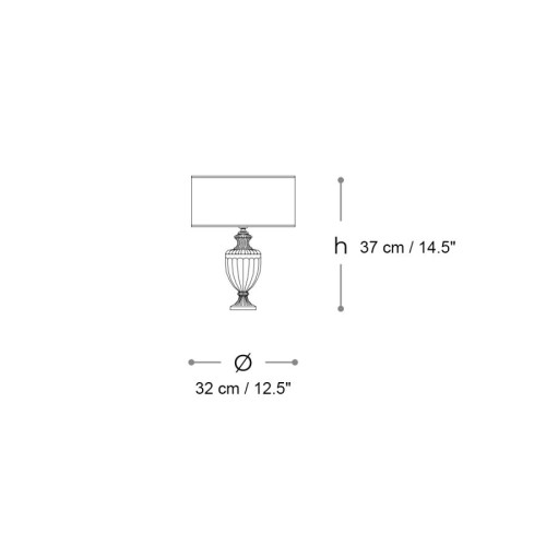 Crystal 8062 Table Lamps
