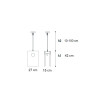 Mura 1-Light T1000 S Pendants & Suspension Lights