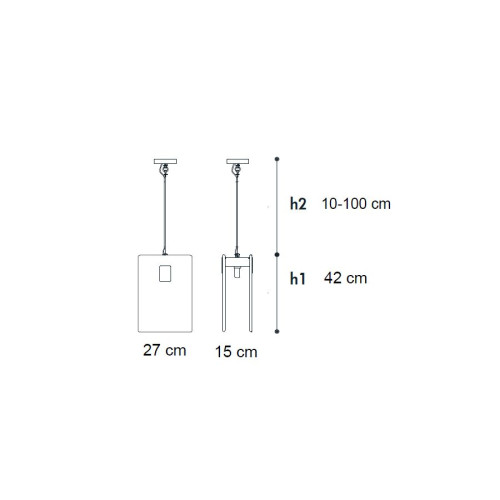 Mura 1-Light T1000 S Pendants & Suspension Lights