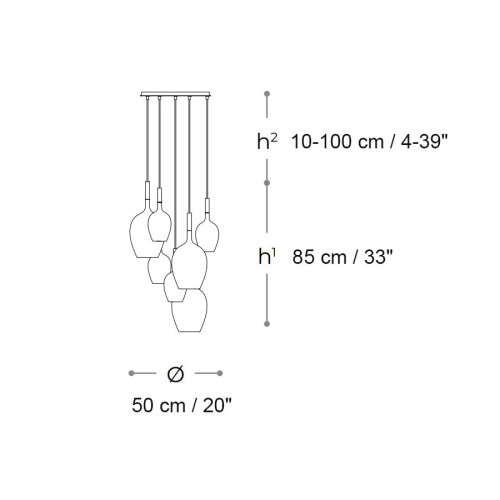 Rose 3050 SG7 Pendants & Suspension Lights