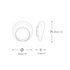 Tasha 214 AP LED Wall Lamp
