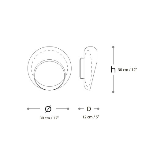 Tasha 214 AP LED Wall Lamp