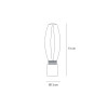 Collier T1800 LP6 LED Table Lamps