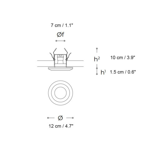 Isa 3014 F Recessed Lighting