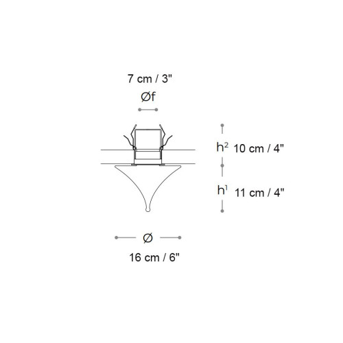 Izar 7028 F Semi-Flush Mounts