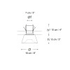 Leo 7030 F Semi-Flush Mounts