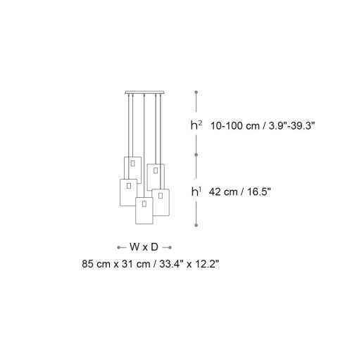 Mura T1000 Pendants & Suspension Lights