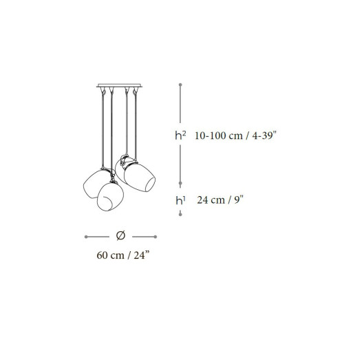 Nuce 4011 S Comp.B Pendants & Suspension Lights