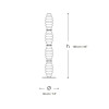 Grand Collier T1800 P LED Floor Lamps