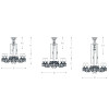 Margot Crystal 461 12C Chandeliers