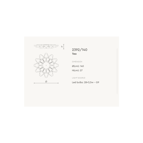 Teo 2392 95 LED Ceiling Lights