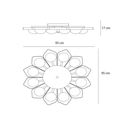 Teo 2392 95 LED Ceiling Lights