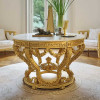 Triomphe Entrance Table – Luxurious Console with Namibia Marble Top