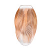 Alizé XXL Vase with pink gold leaves  10862500