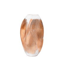Alizé Vase with pink gold leaves  10862400
