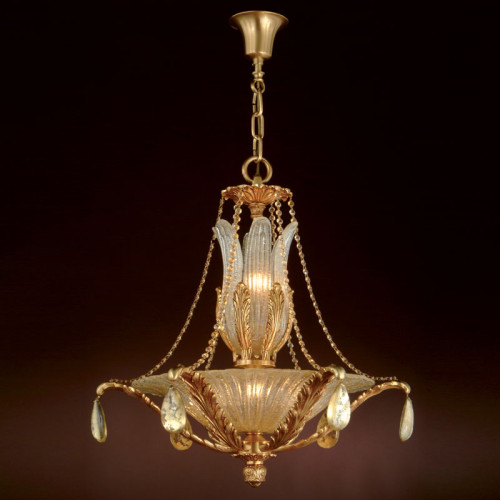Luxury Casted Bronze & Venetian Glass Chandelier 19614.0 | Mariner