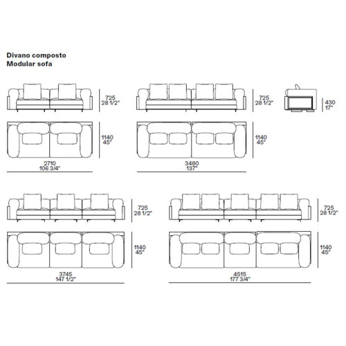 Poliform Savoy Sofa