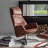 Poltrona Frau Downtown Lounge Armchair