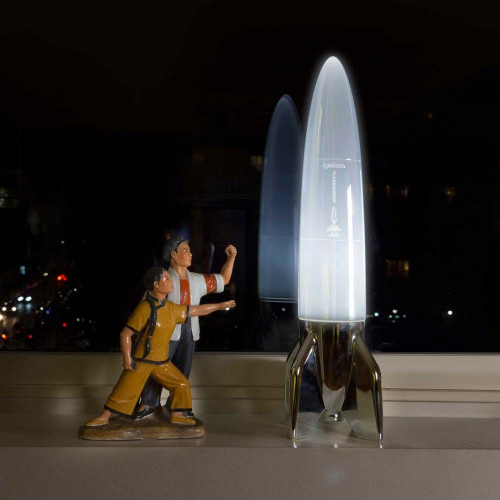 V-2 Schneider rocket table lamp