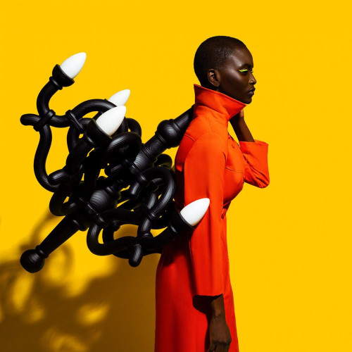 Fall chandelier m battery floor lamp