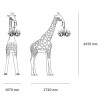 Giraffe in Love M Established lamp 265cm