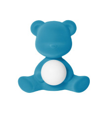 Teddy Girl Velvet battery table lamp