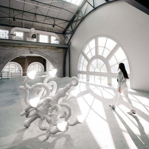 Fall chandelier xl standing lamp