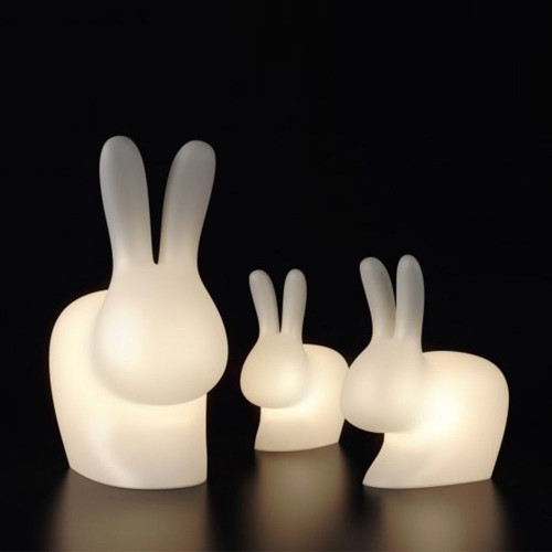 Rabbit LED decorative lamp with colored light