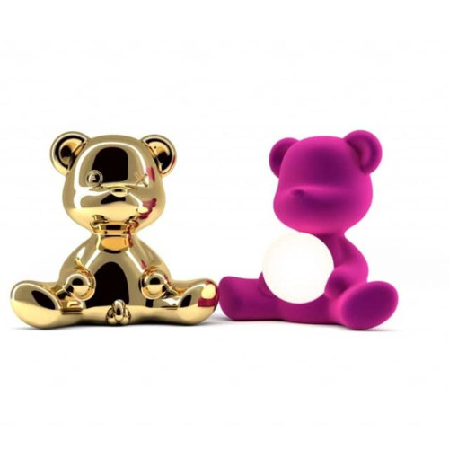 Teddy boy metal table lamp