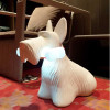 Scottie LED battery floor lamp dog