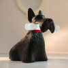Scottie LED battery floor lamp dog