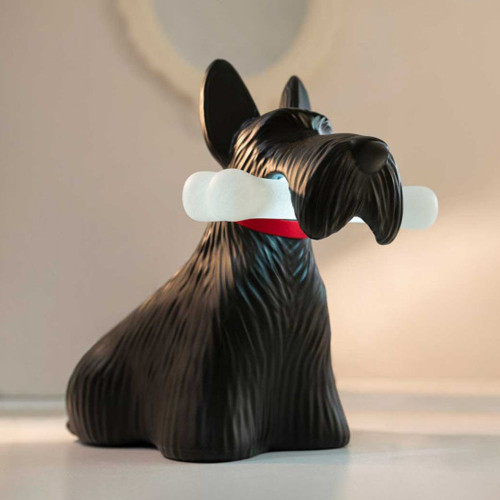 Scottie LED battery floor lamp dog