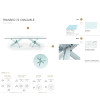 Transeo 72 Craquele Table