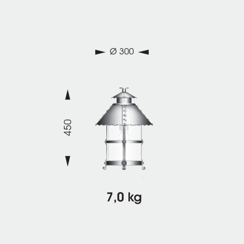 Robers Post Lamp AL6002