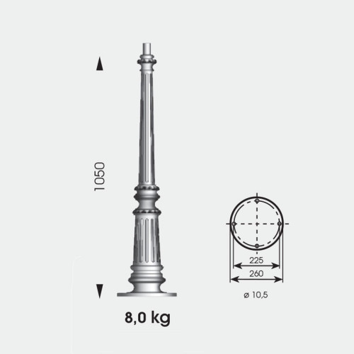 Robers Post Lamp AL6002