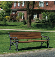 Robers Cast iron Park bench with hardwood PB 1103