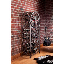 Robers Wrought Iron Wine Rack B8622