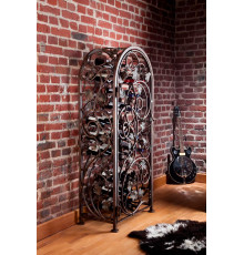 Robers Wrought Iron Wine Rack B8622