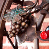Robers Wrought Iron Wine Rack B8622