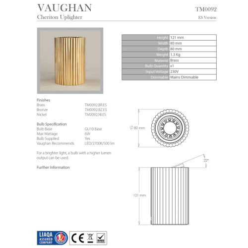 Bologna Table Lamp TM0095.BR