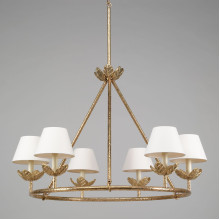 Montferrat Leaf With Top Rod Chandelier CL0003