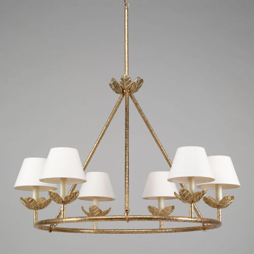 Montferrat Leaf With Top Rod Chandelier CL0003