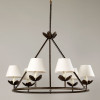 Montferrat Leaf With Top Rod Chandelier CL0003