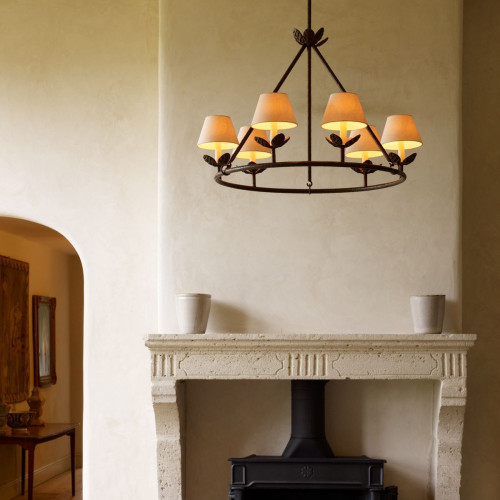 Montferrat Leaf With Top Rod Chandelier CL0003