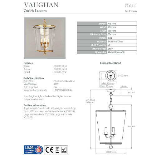 Zurich Small Lantern CL0111