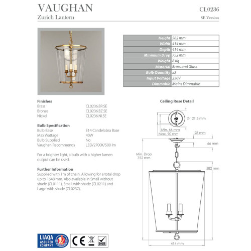 Zurich Large Lantern CL0236