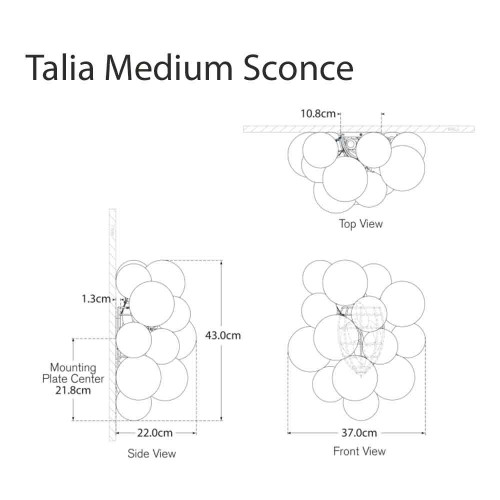 Talia Sconce by Julie Neill for Visual Comfort (JN 2006 / JN 2005)