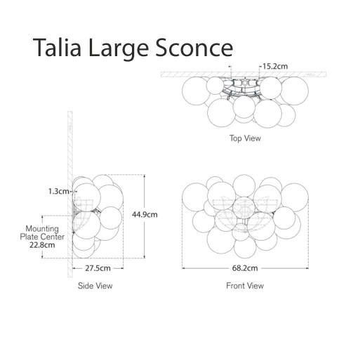 Talia Sconce by Julie Neill for Visual Comfort (JN 2006 / JN 2005)